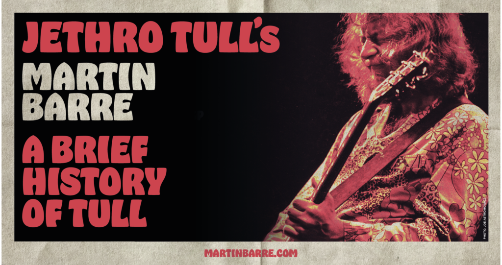 Jethro Tull's Martin Barre shows and tour dates for 2024